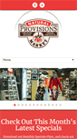 Mobile Screenshot of naturalprovisions.com